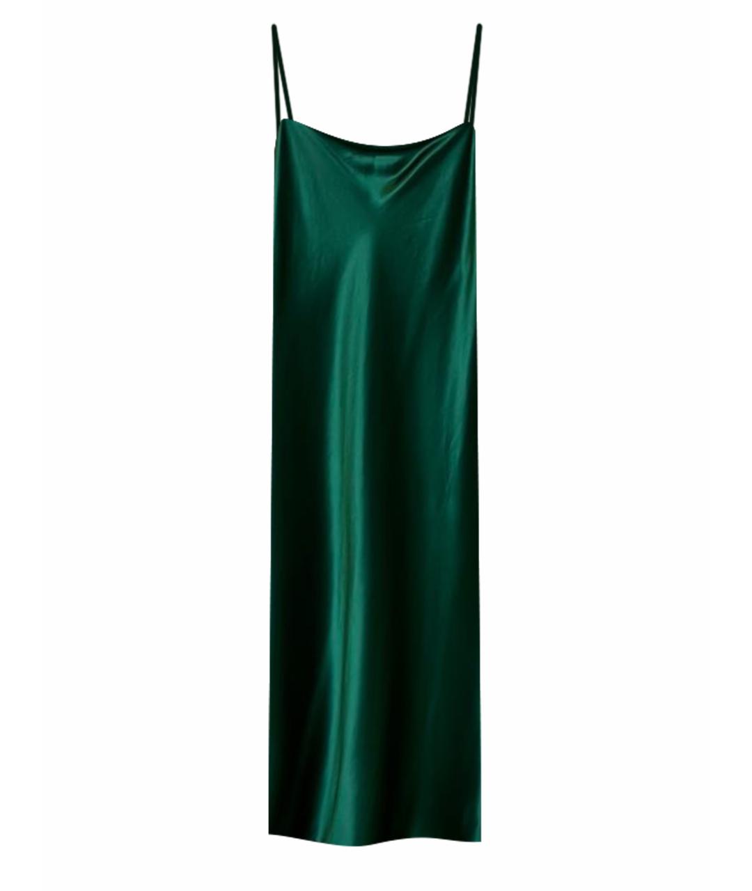12 STOREEZ Зеленые ацетатное коктейльное платье, фото 1