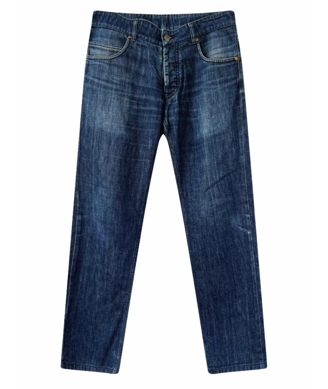 MAISON MARGIELA Темно-синие прямые джинсы, фото 1