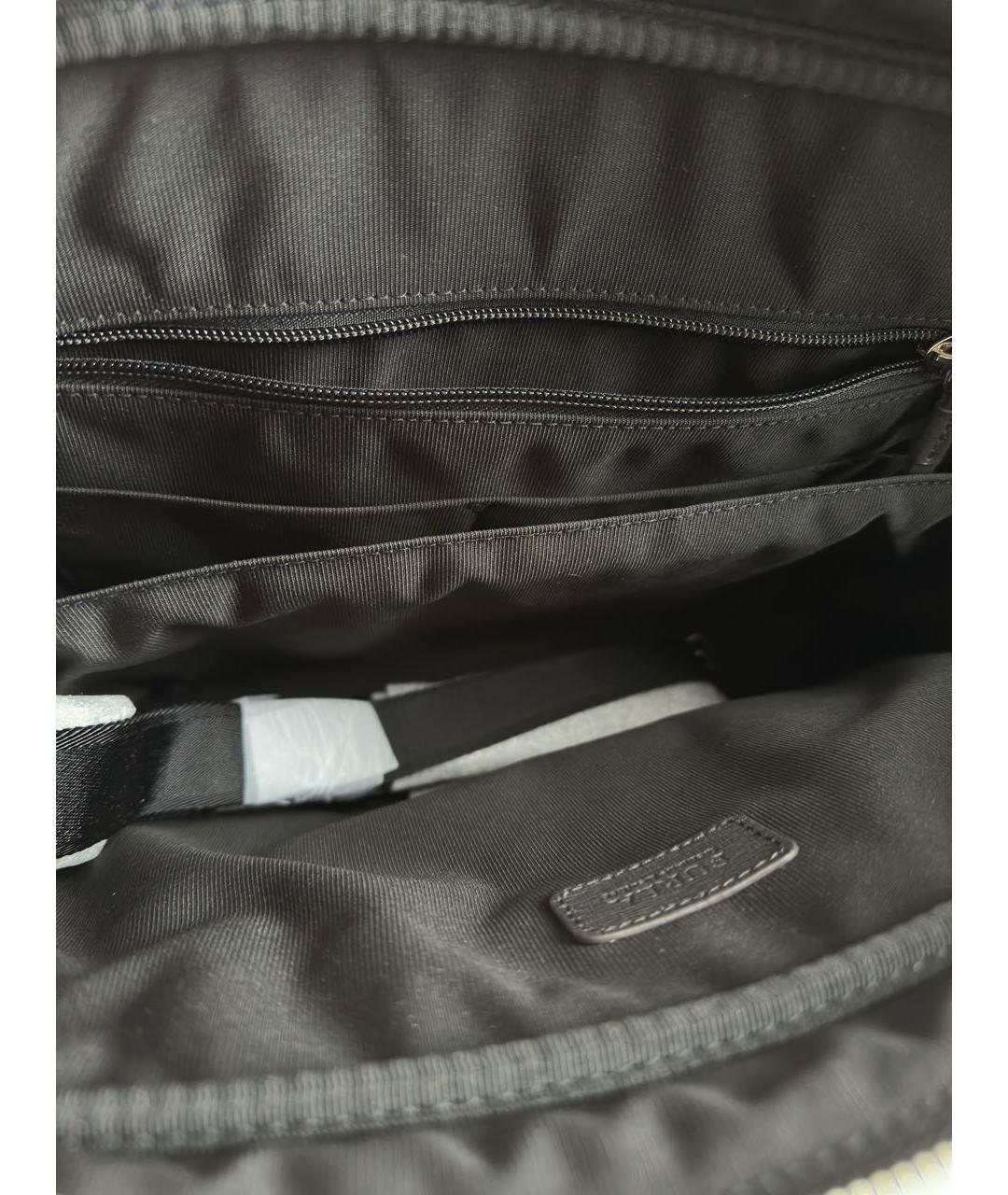 FURLA Серый кожаный портфель, фото 4