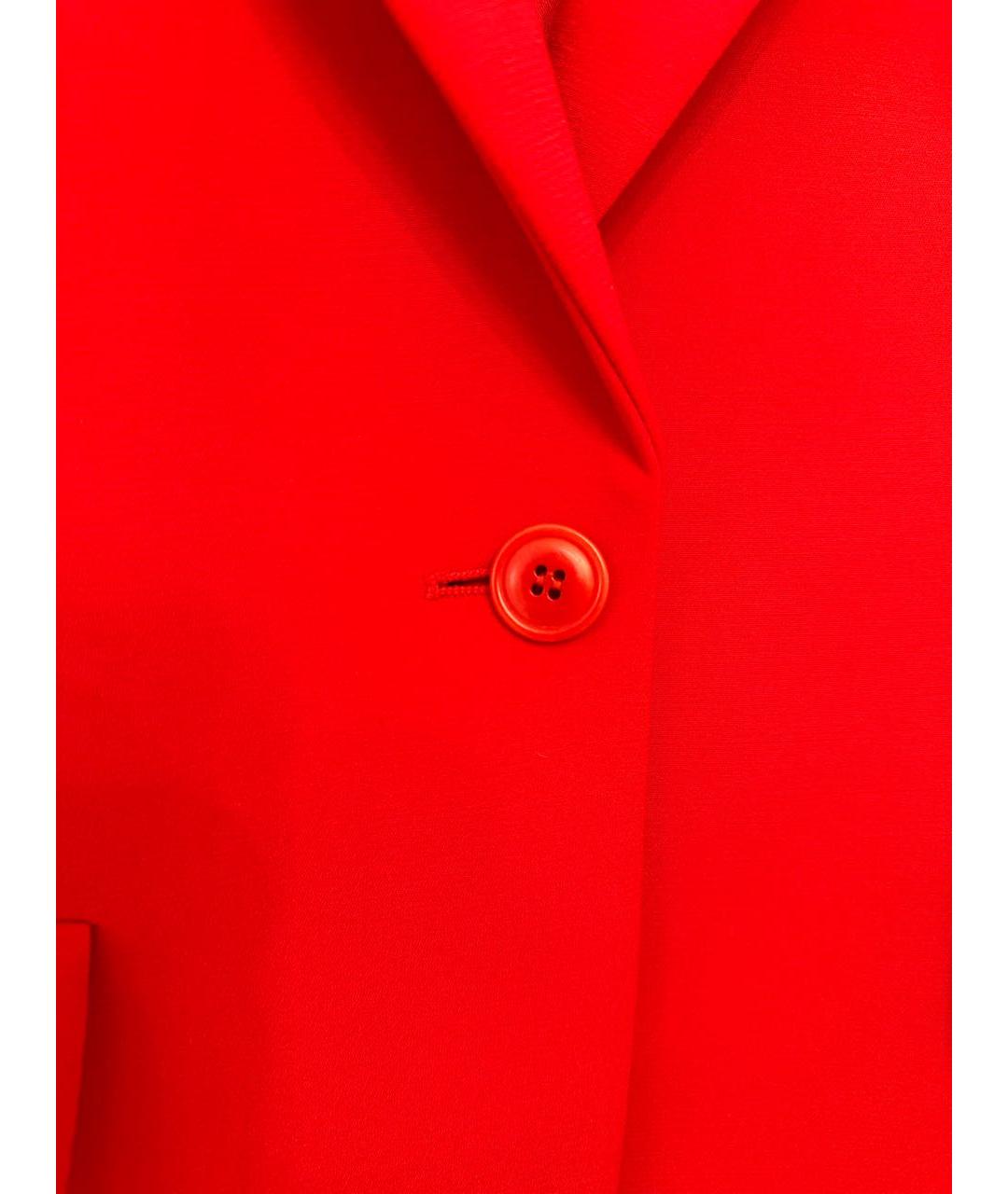WEEKEND MAX MARA Красный полиэстеровый жакет/пиджак, фото 4