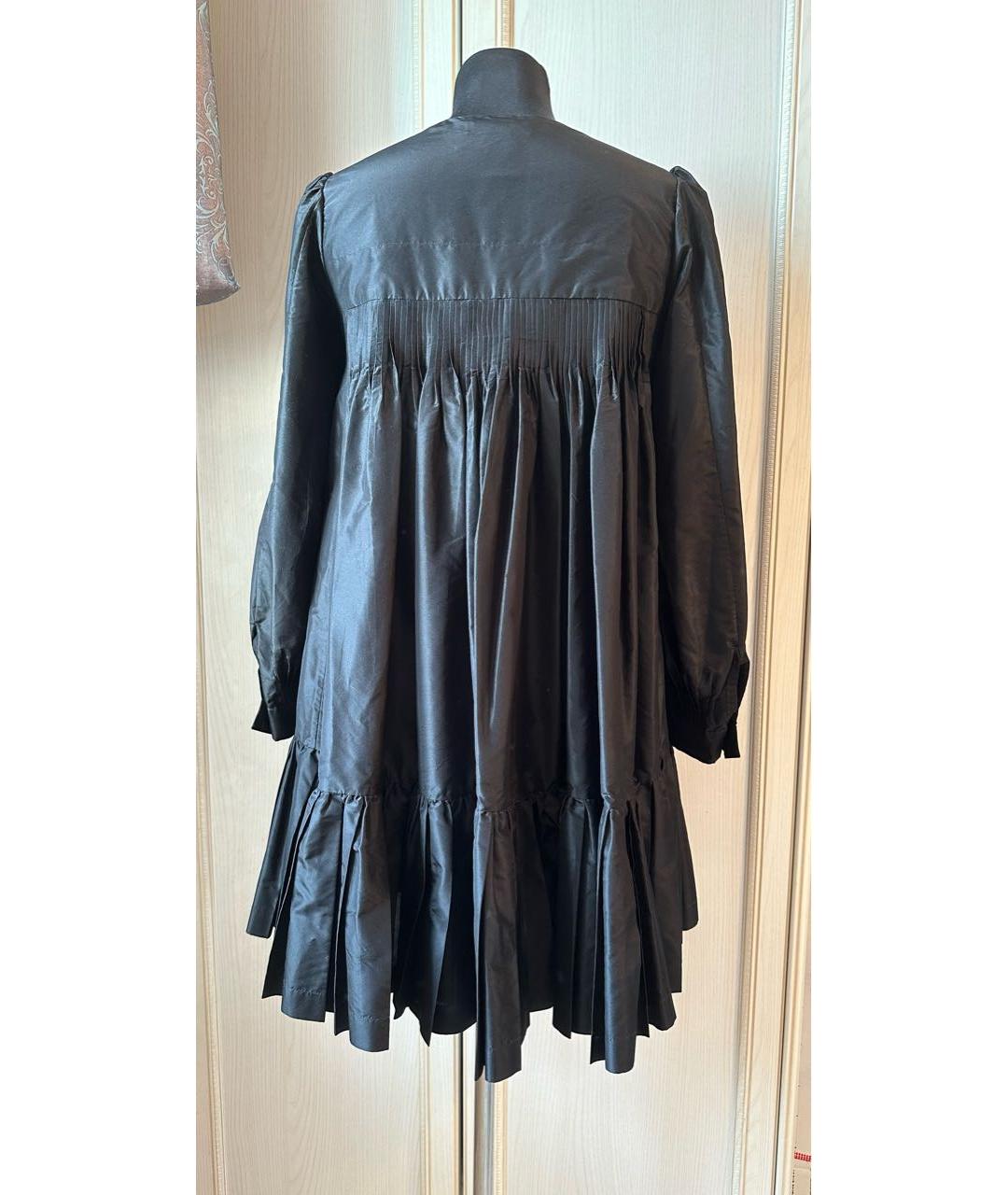 CHLOE Черное шелковое платье, фото 2