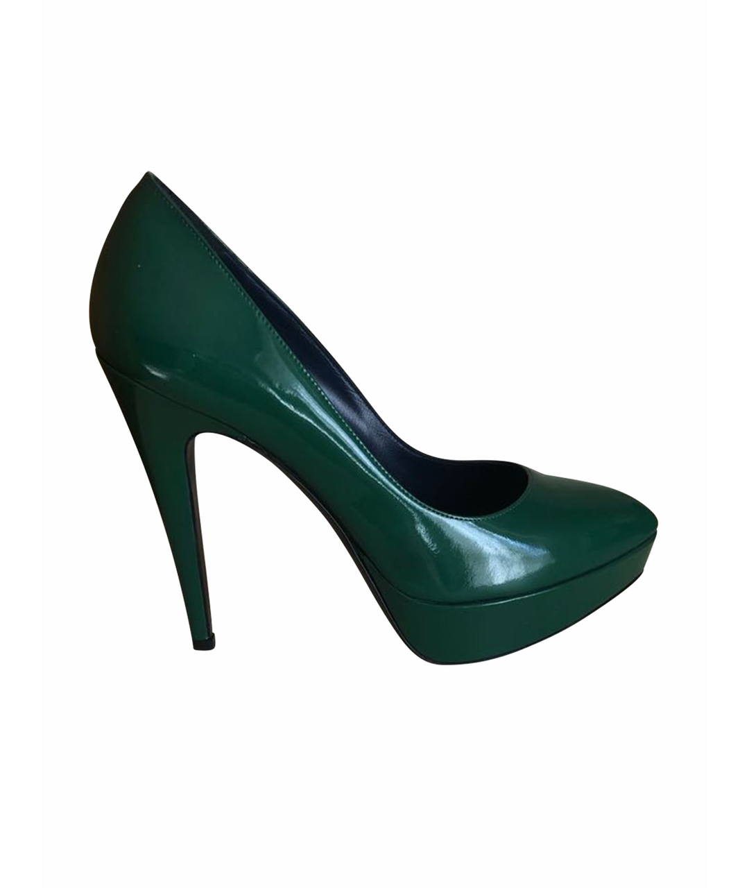 POLLINI Зеленые туфли из лакированной кожи, фото 1