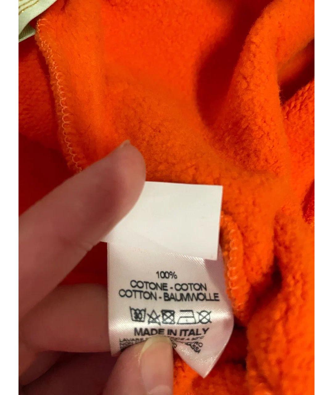 ARIES Оранжевое хлопковые шорты, фото 8