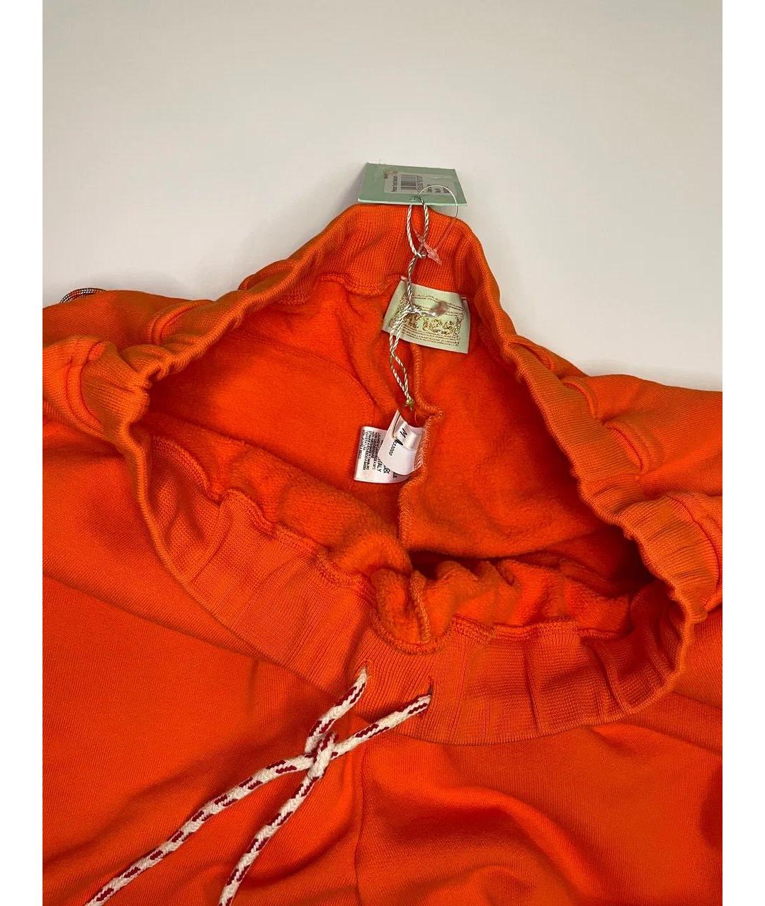 ARIES Оранжевое хлопковые шорты, фото 6