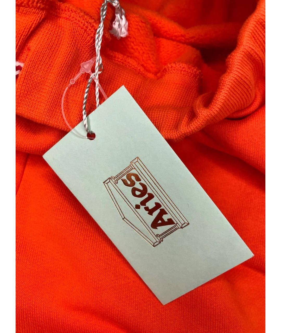 ARIES Оранжевое хлопковые шорты, фото 3