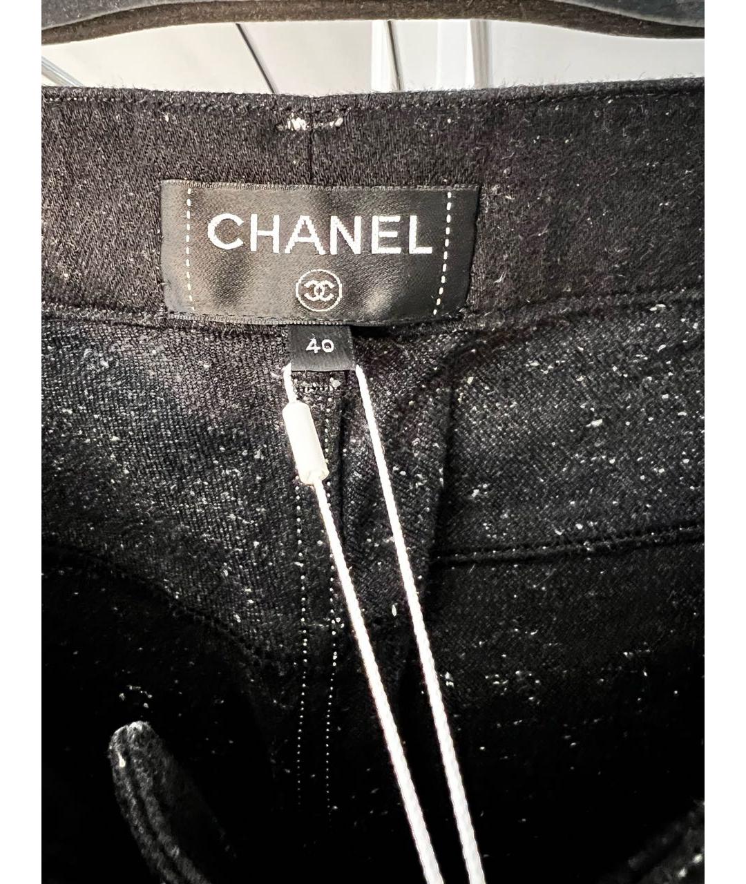 CHANEL PRE-OWNED Хлопковые джинсы слим, фото 4