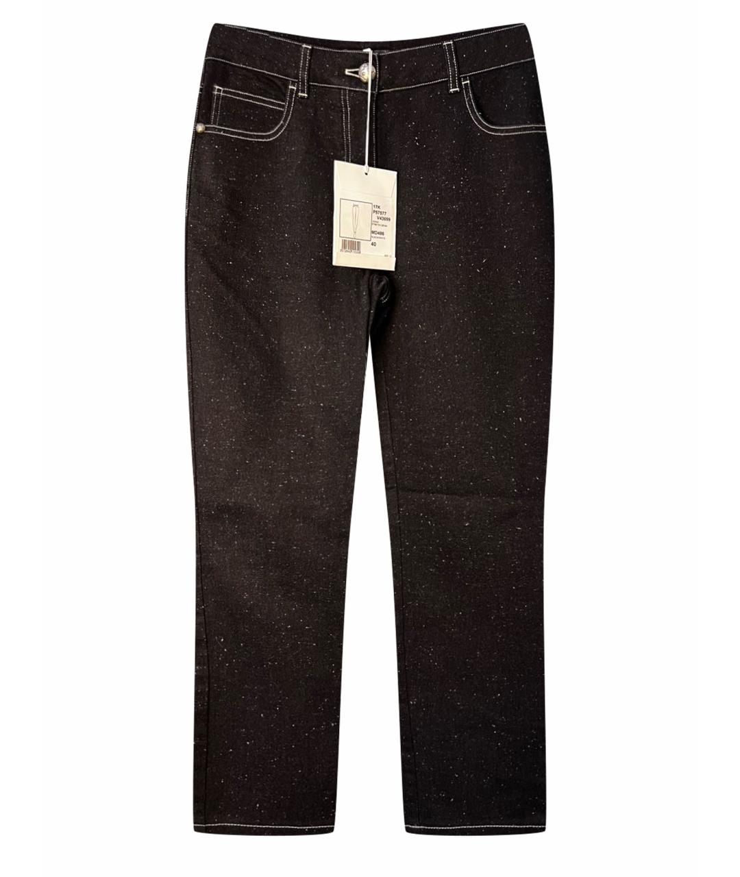 CHANEL PRE-OWNED Хлопковые джинсы слим, фото 1