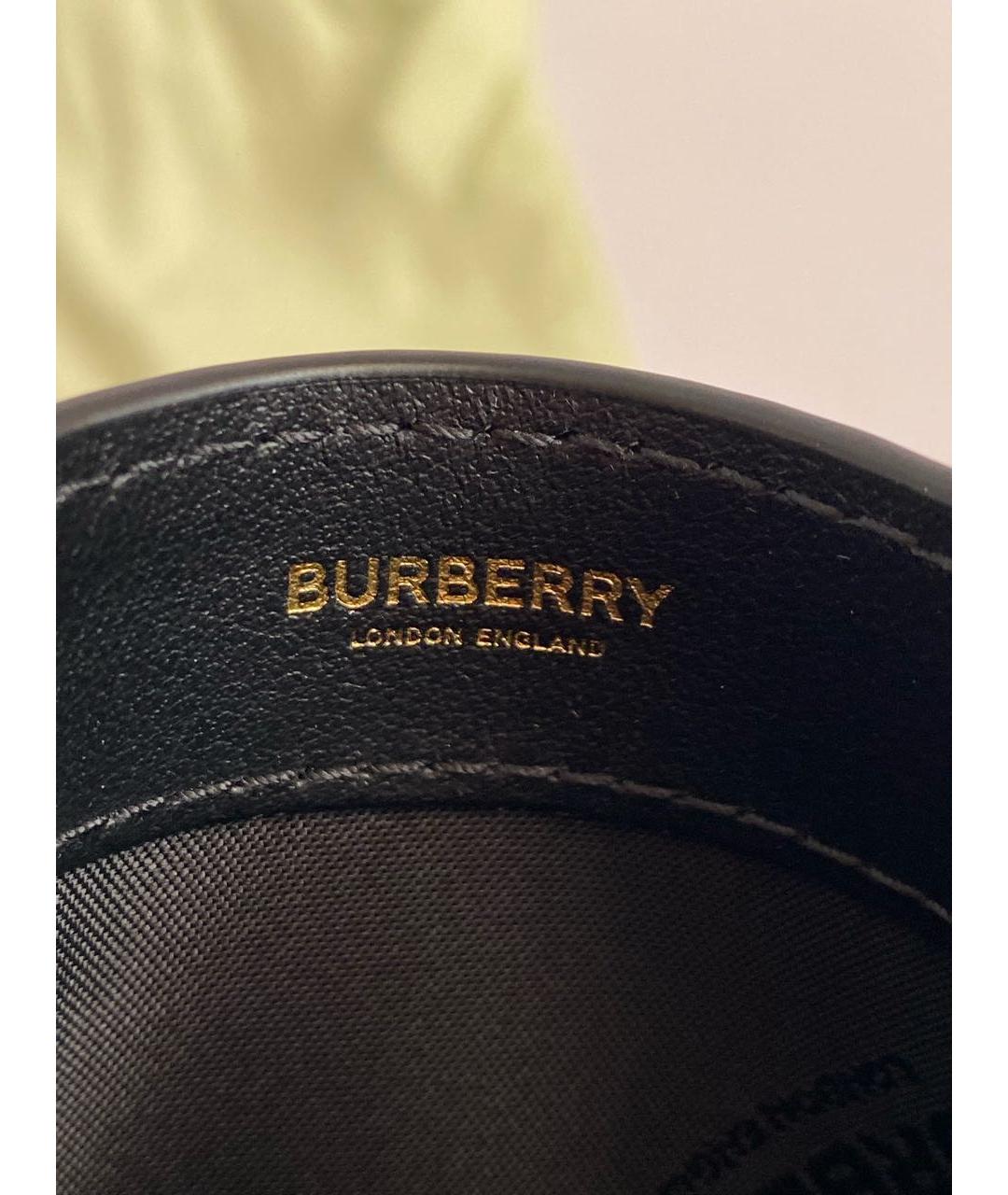 BURBERRY Бежевый кожаный кардхолдер, фото 7
