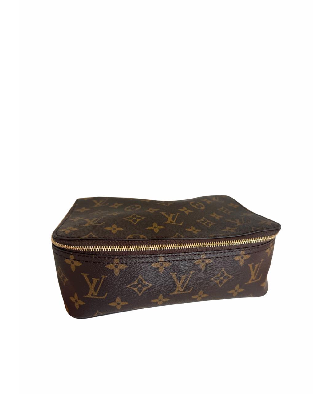 LOUIS VUITTON PRE-OWNED Коричневая косметичка, фото 1