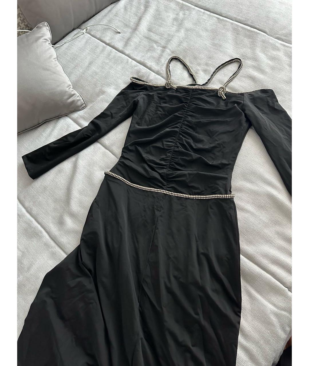 ALTUZARRA Черное ацетатное вечернее платье, фото 5