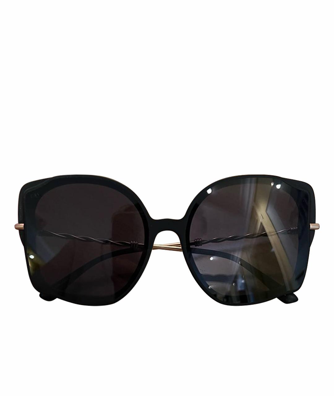 FOR ART'S SAKE Черные пластиковые солнцезащитные очки, фото 1