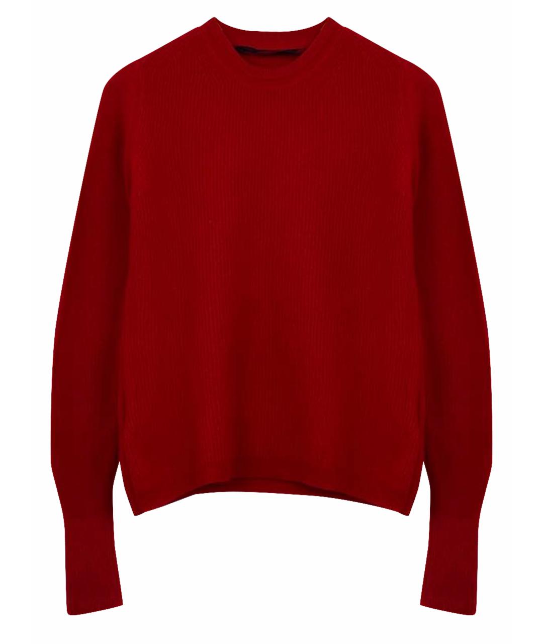BURBERRY Красный кашемировый джемпер / свитер, фото 1
