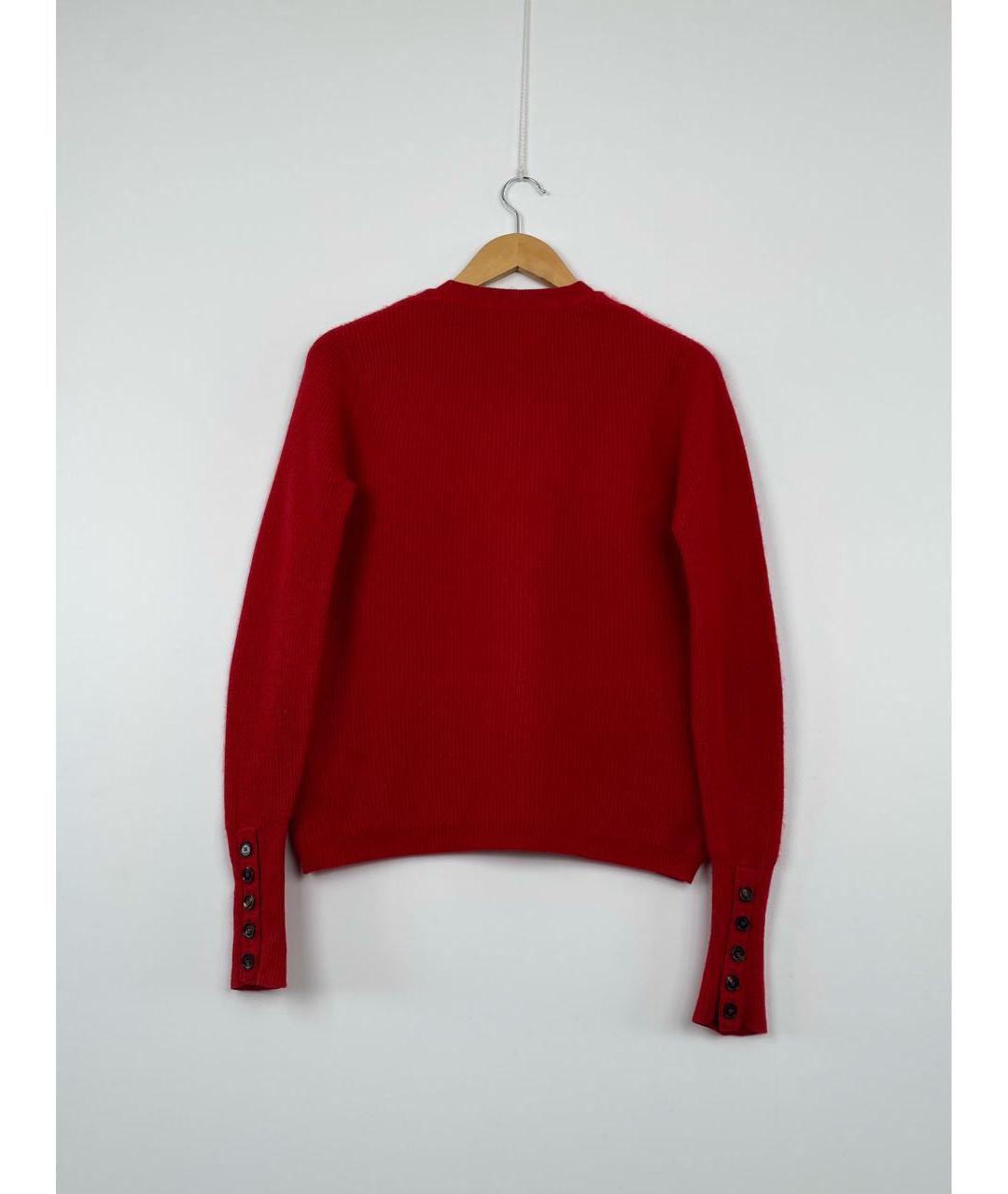 BURBERRY Красный кашемировый джемпер / свитер, фото 2