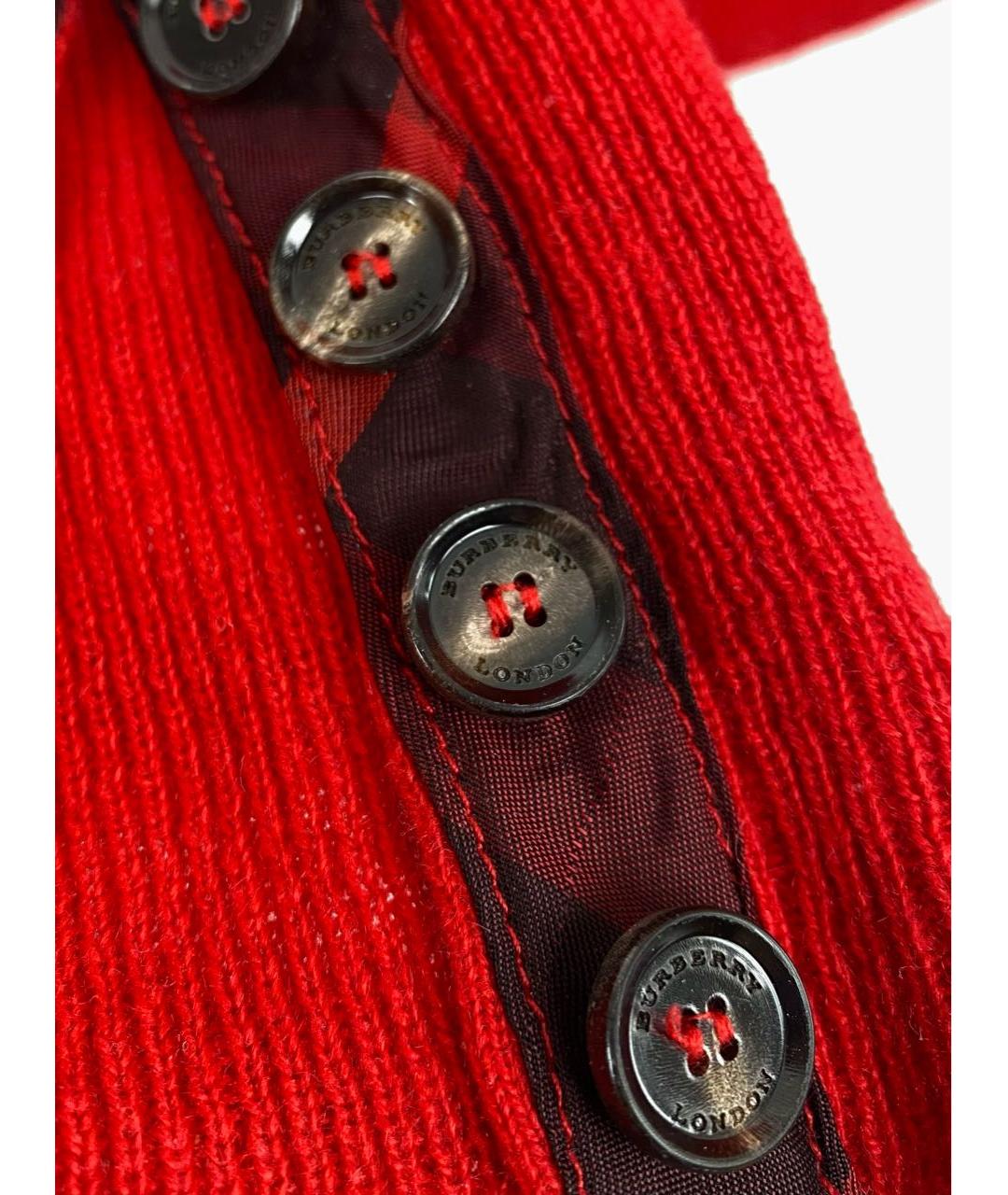BURBERRY Красный кашемировый джемпер / свитер, фото 7