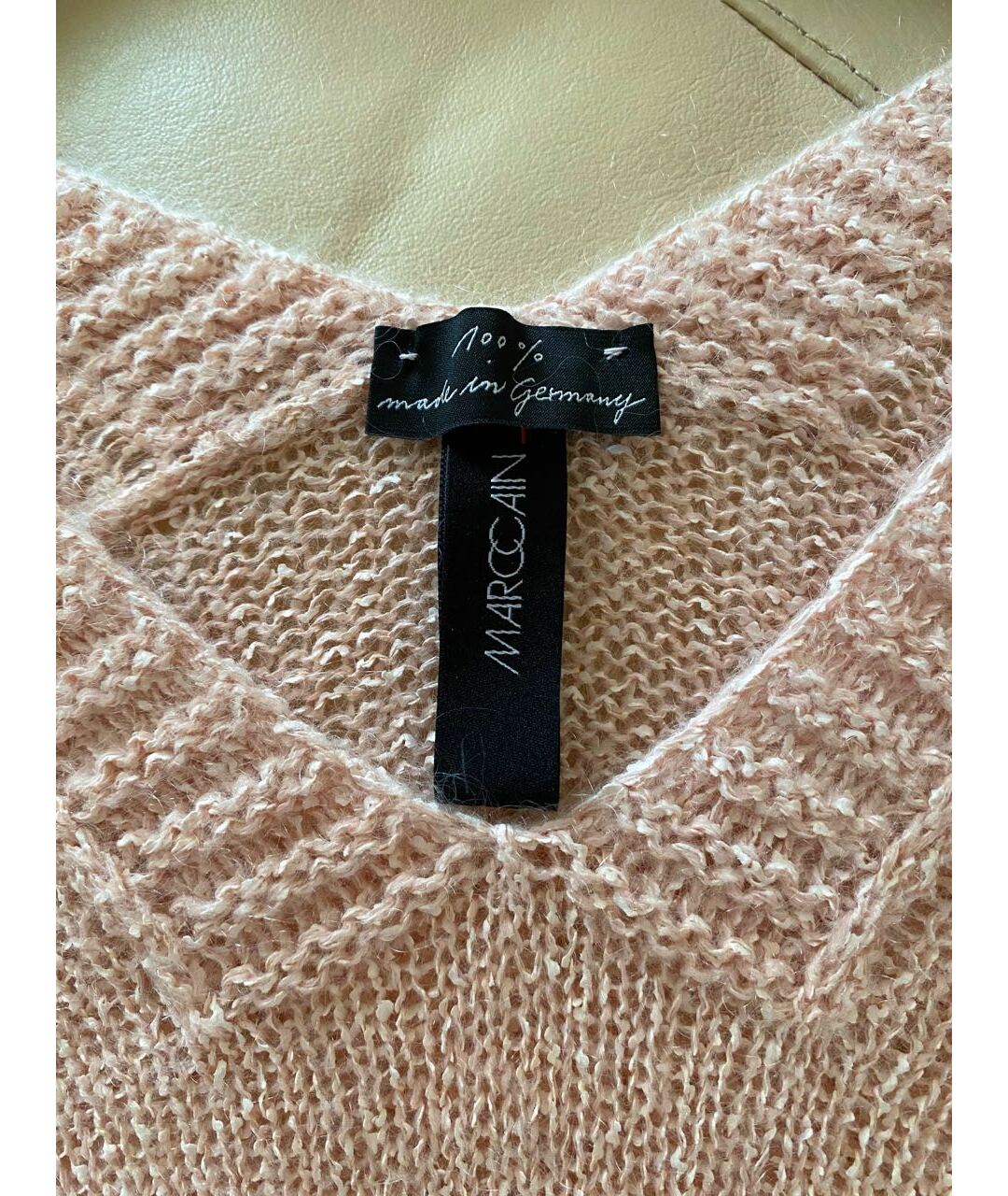 MARC CAIN Розовый полиамидовый джемпер / свитер, фото 3