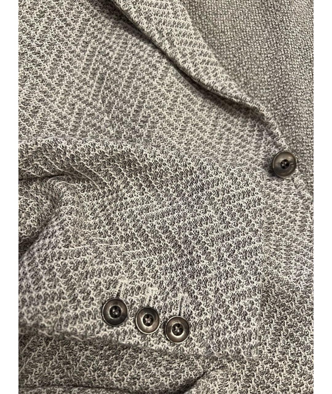 FALCONERI Серый хлопковый пиджак, фото 7