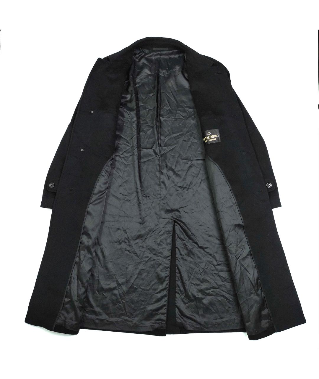 VALENTINO Черное кашемировое пальто, фото 2