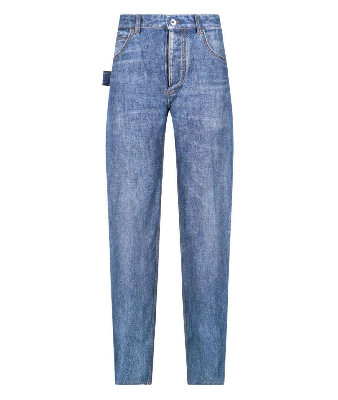 BOTTEGA VENETA Синие прямые джинсы, фото 1