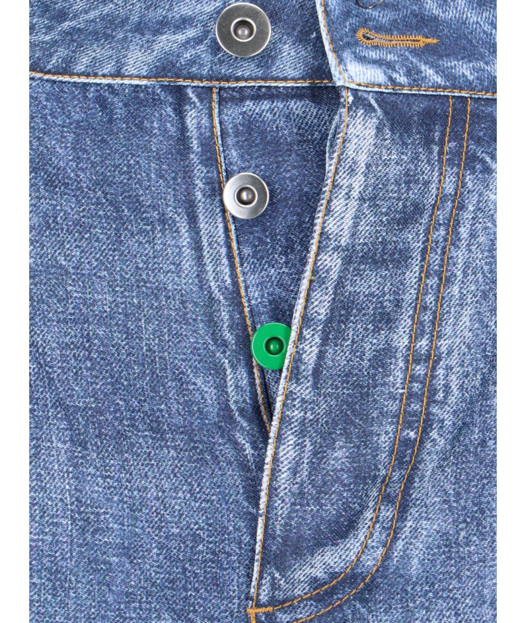 BOTTEGA VENETA Синие прямые джинсы, фото 4