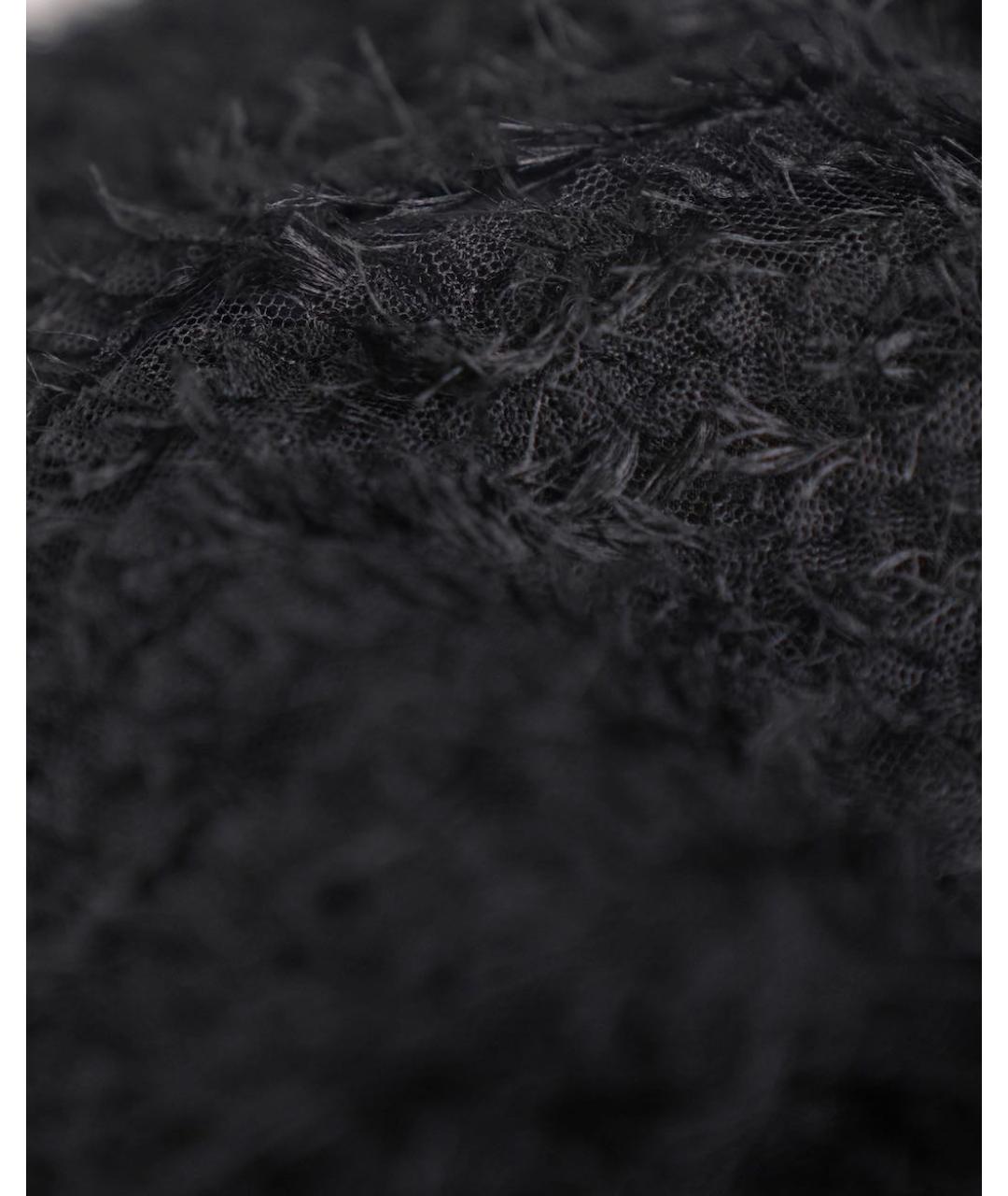 PERVERT Черная полиэстеровая блузы, фото 6