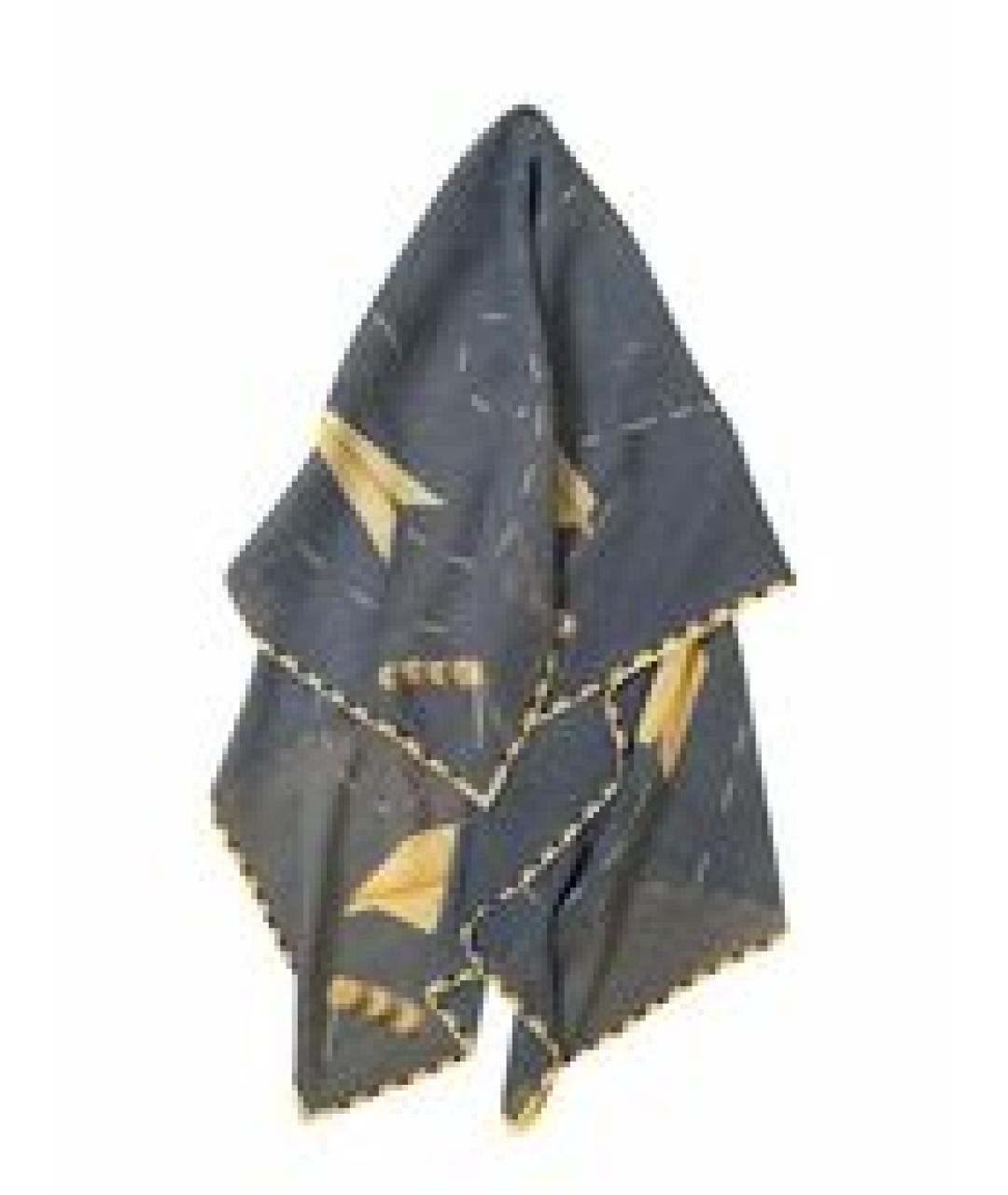 BVLGARI Голубой шелковый платок, фото 1
