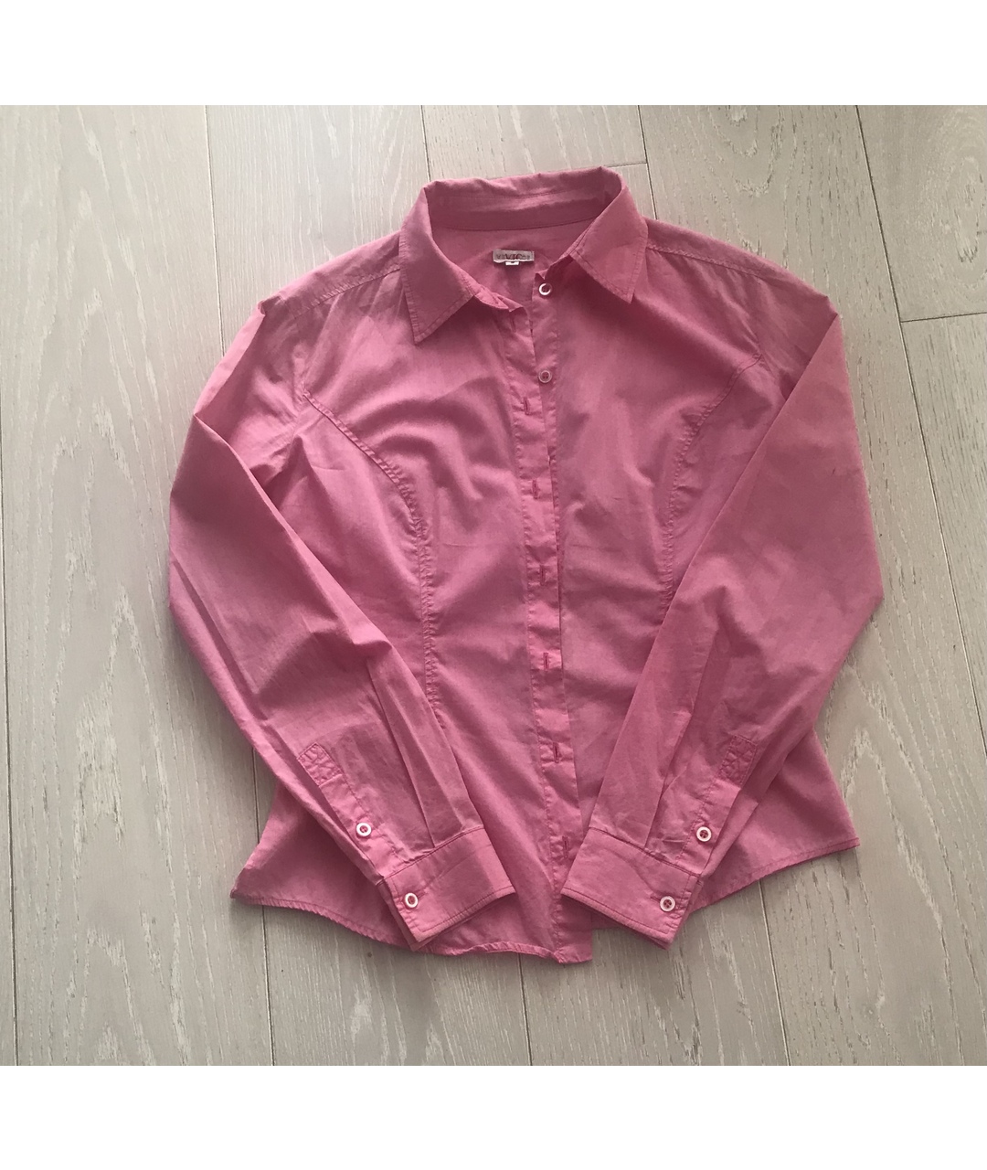 VERSACE JEANS COUTURE Розовая хлопковая рубашка, фото 7