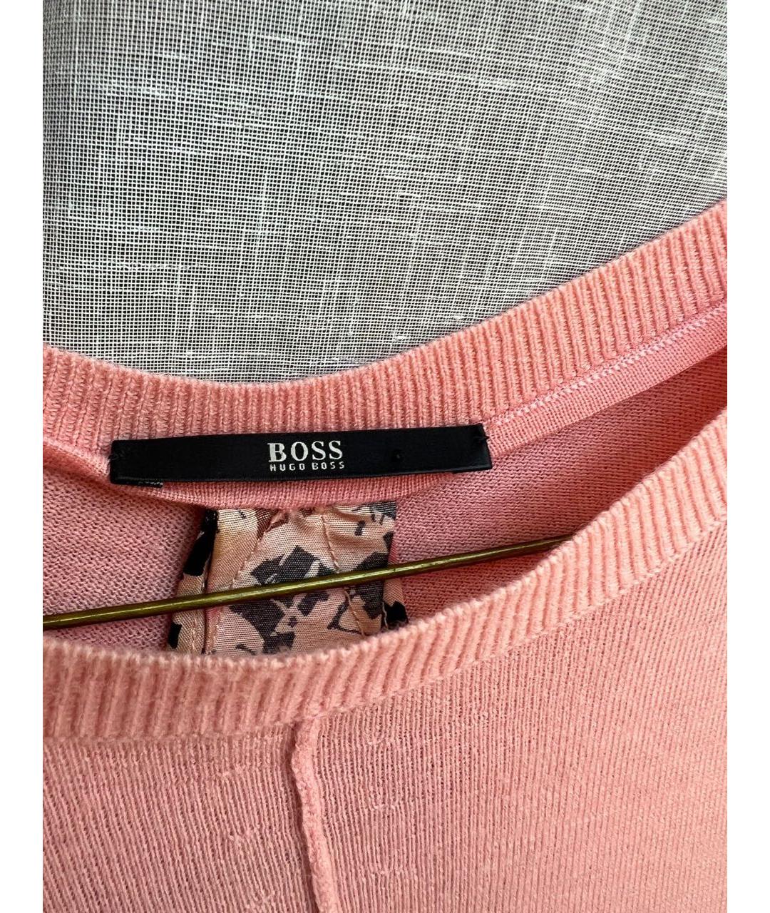HUGO BOSS Розовый джемпер / свитер, фото 3