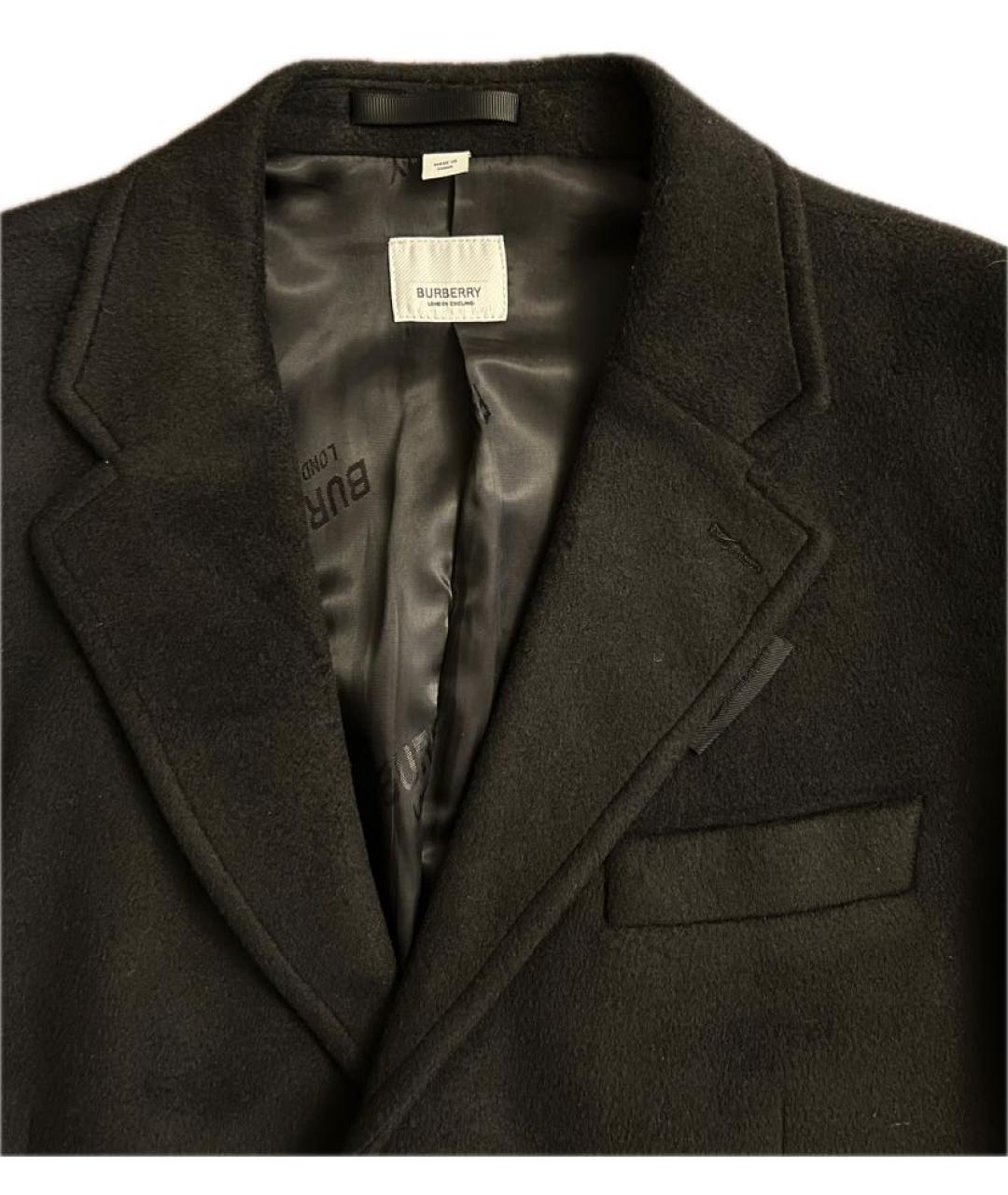 BURBERRY Черное пальто, фото 3