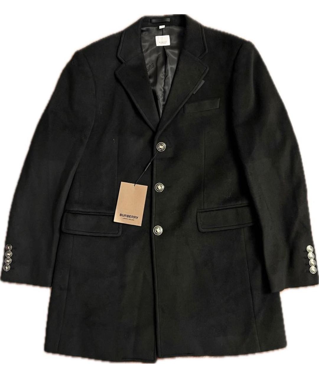 BURBERRY Черное пальто, фото 8