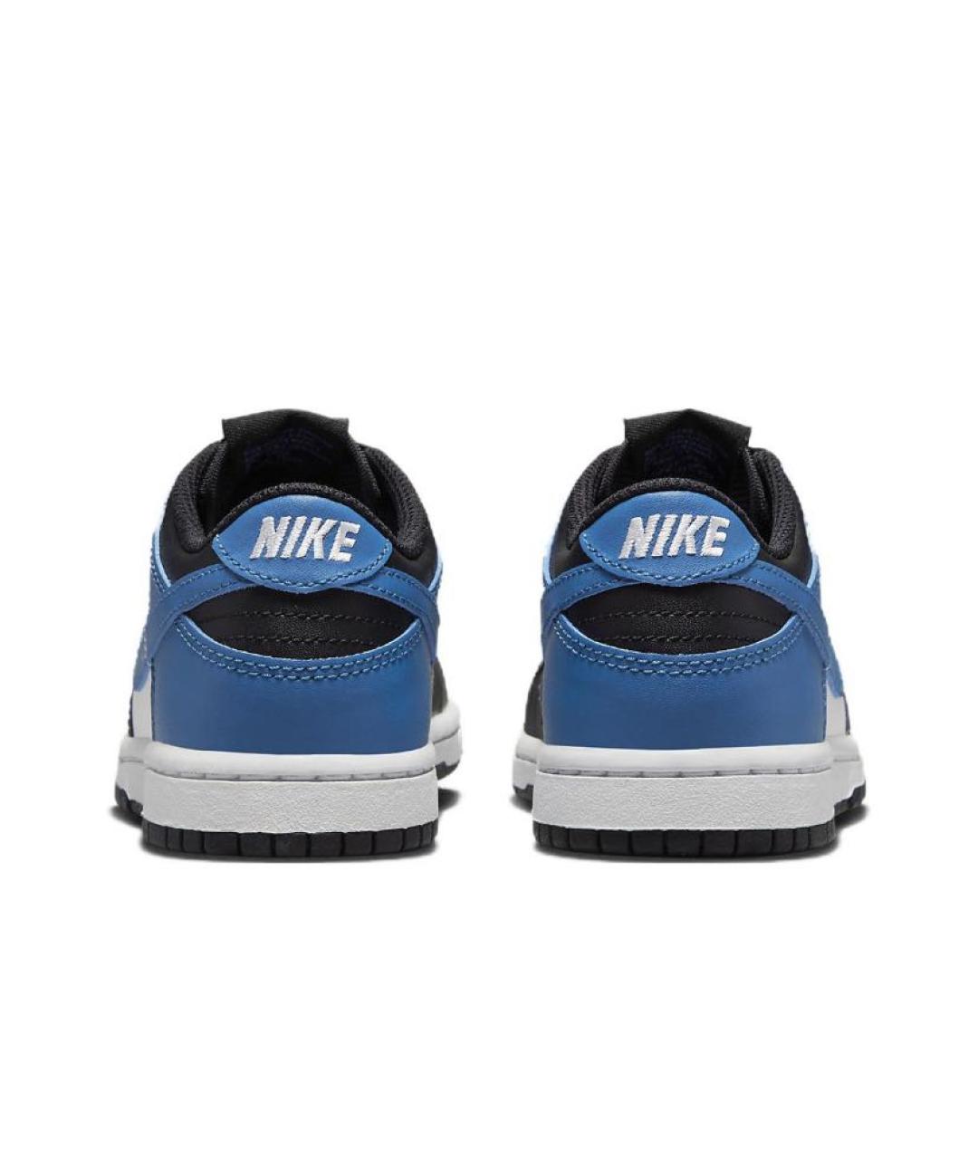 NIKE Темно-синие кожаные кроссовки, фото 4