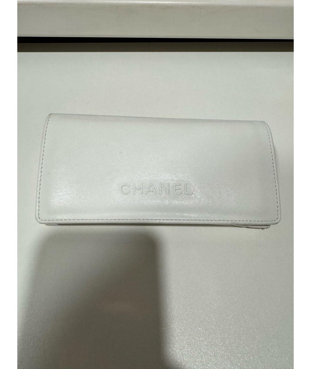 CHANEL PRE-OWNED Серебряные пластиковые солнцезащитные очки, фото 3