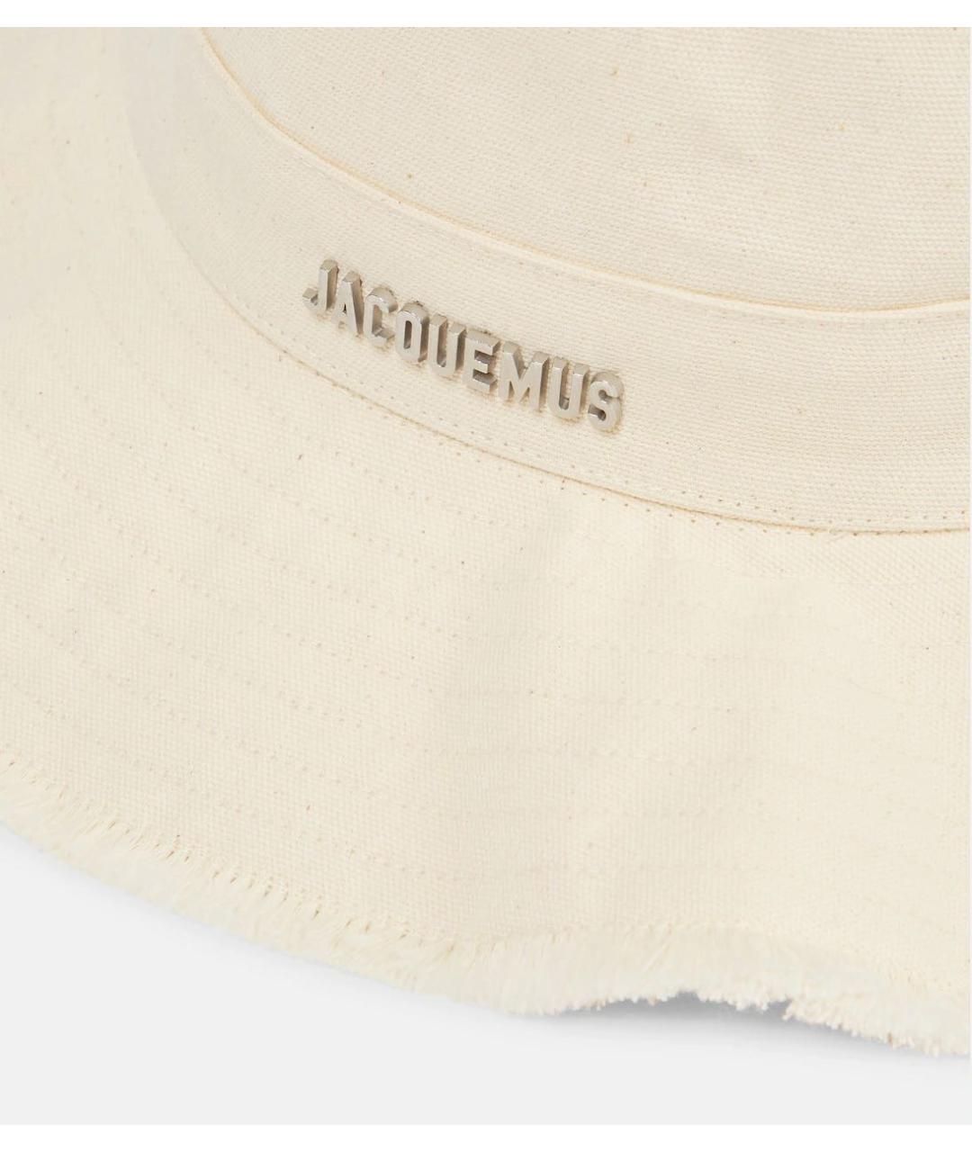 JACQUEMUS Бежевая хлопковая панама, фото 2