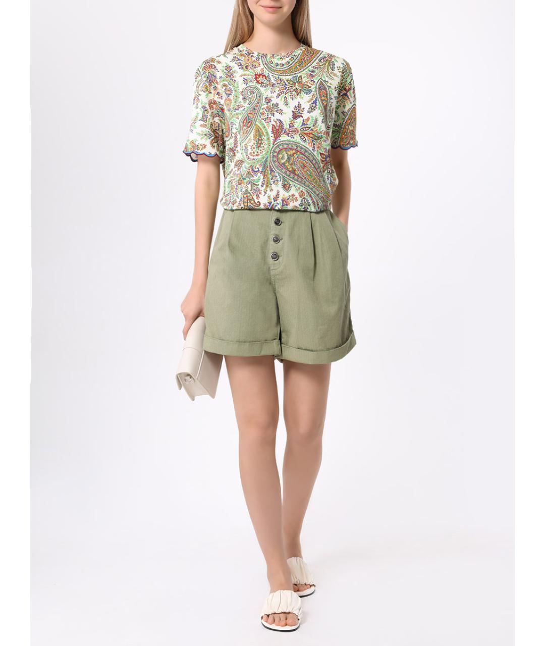 ETRO Зеленые шорты, фото 2