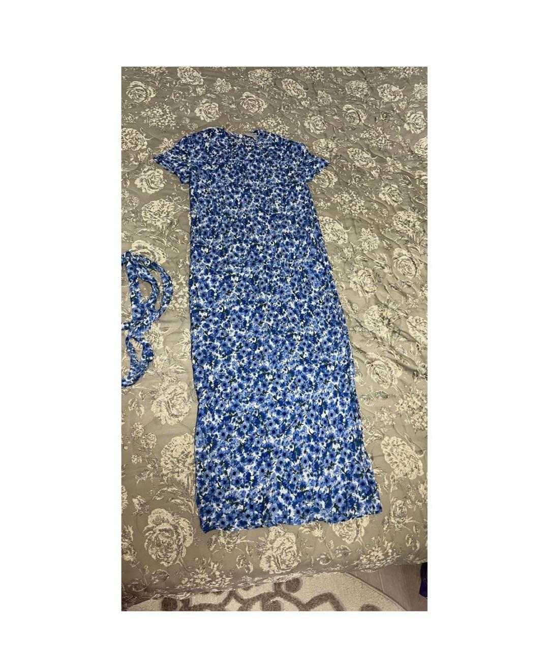 ALEXANDER TEREKHOV Синее вискозное повседневное платье, фото 2