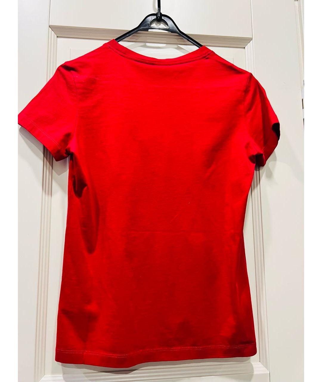 KENZO Красная хлопковая футболка, фото 2