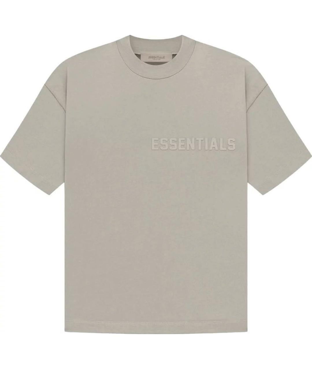FEAR OF GOD ESSENTIALS Серая хлопковая футболка, фото 1