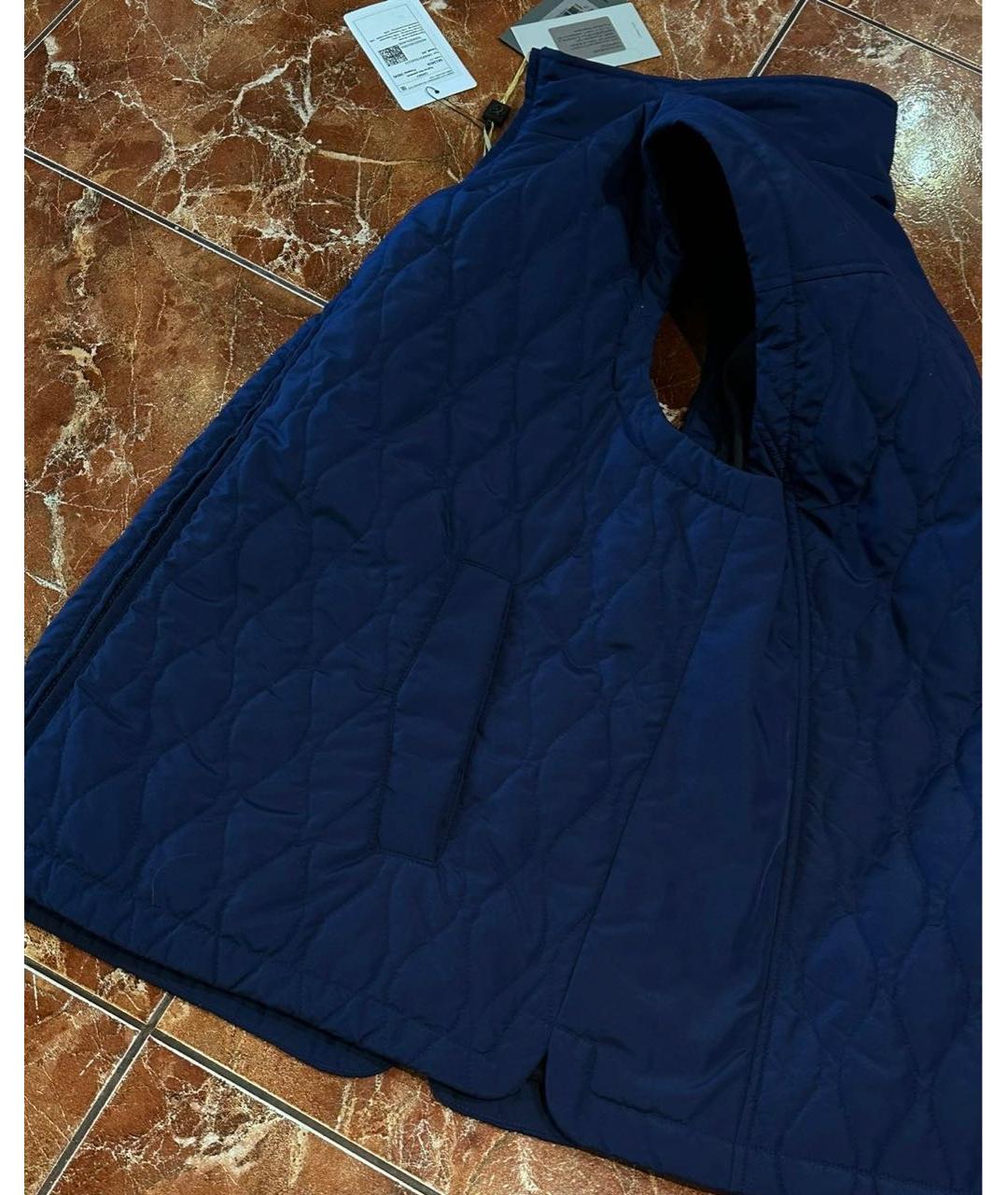 CANALI Темно-синий жилет, фото 7