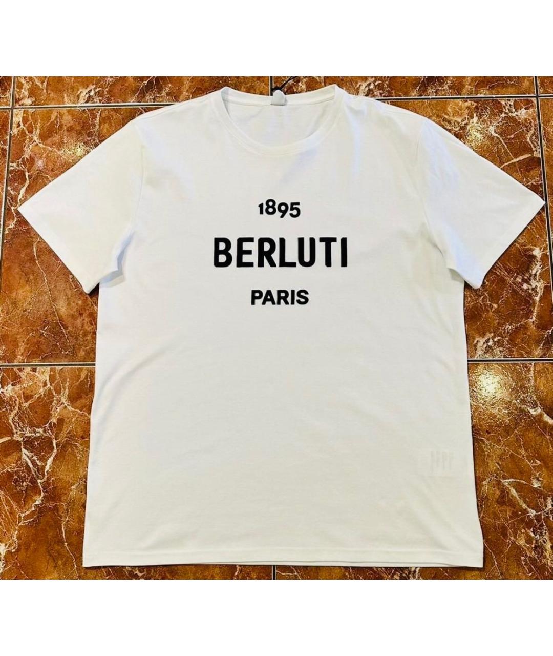 BERLUTI Белая футболка, фото 2