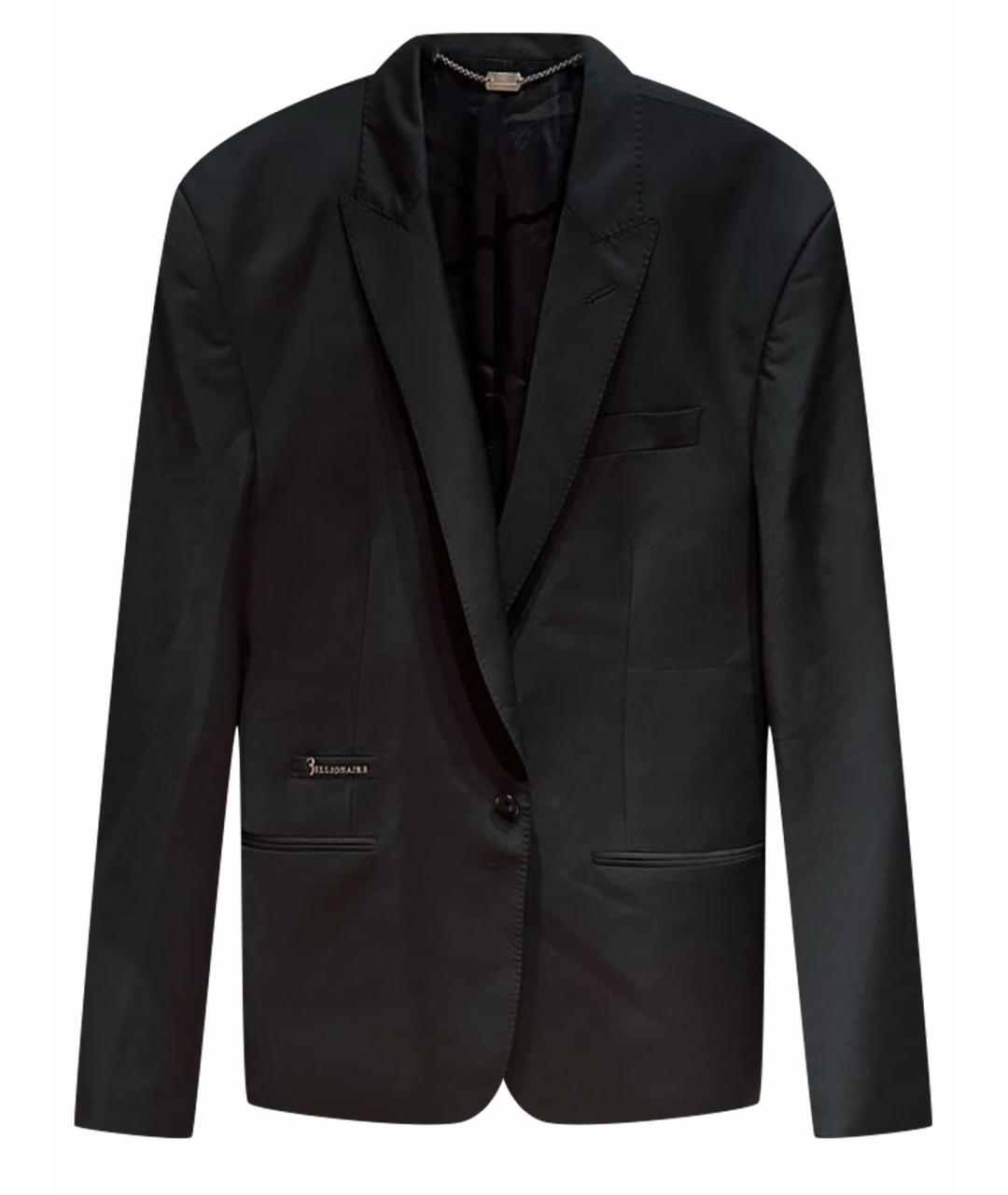 BILLIONAIRE Черный шерстяной пиджак, фото 1