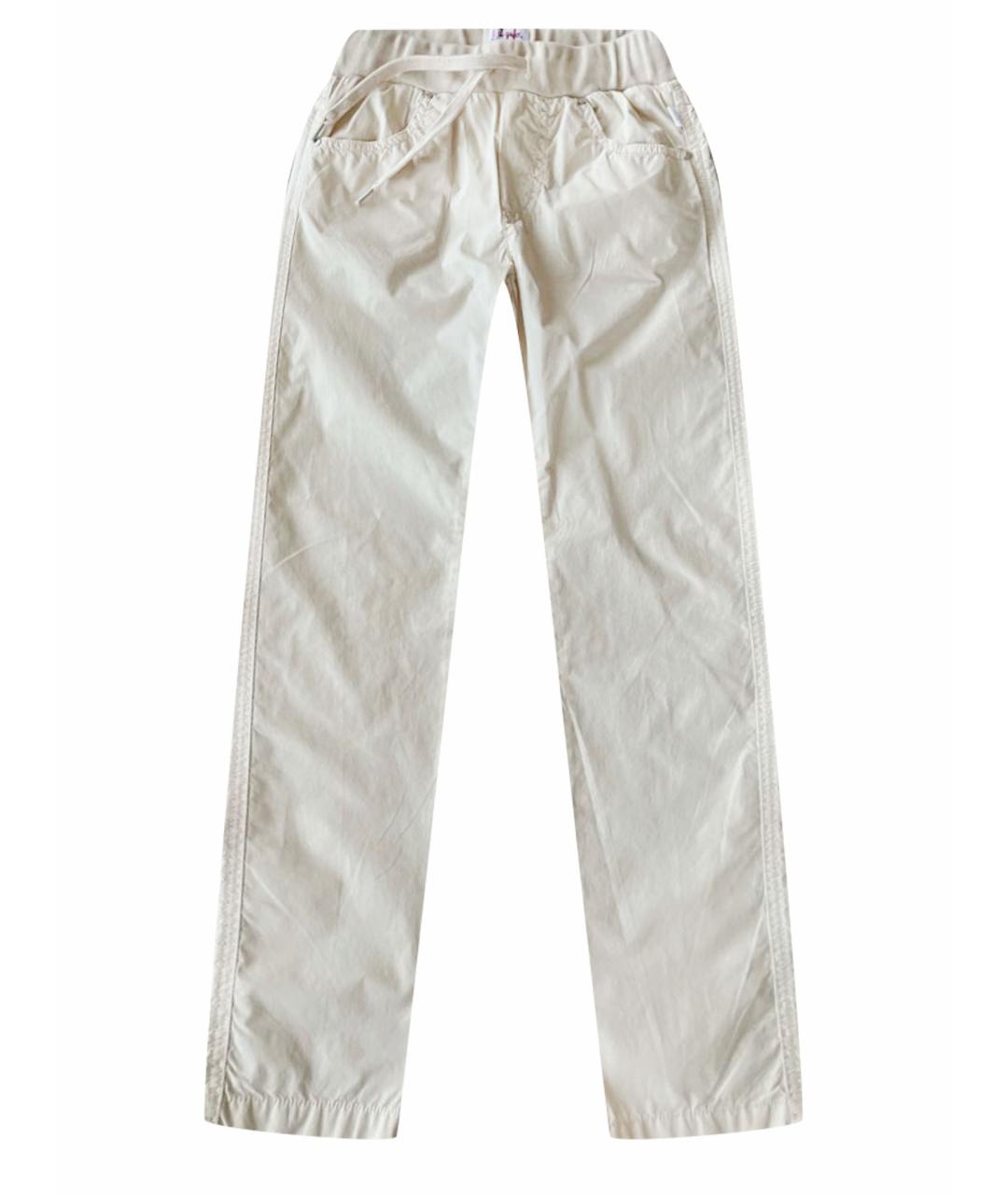 IL GUFO Бежевые хлопковые брюки и шорты, фото 1