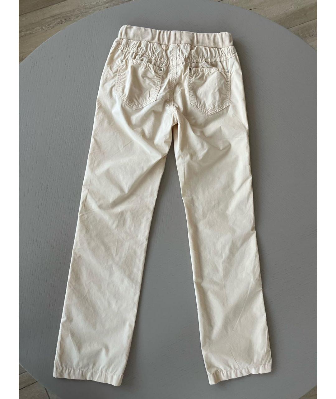 IL GUFO Бежевые хлопковые брюки и шорты, фото 2