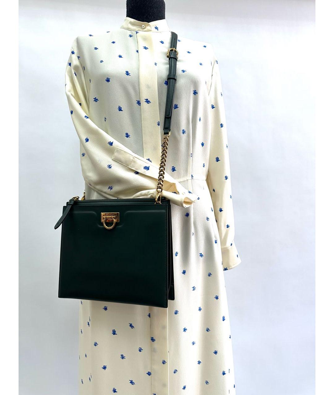 FERRAGAMO Кожаная сумка через плечо, фото 6