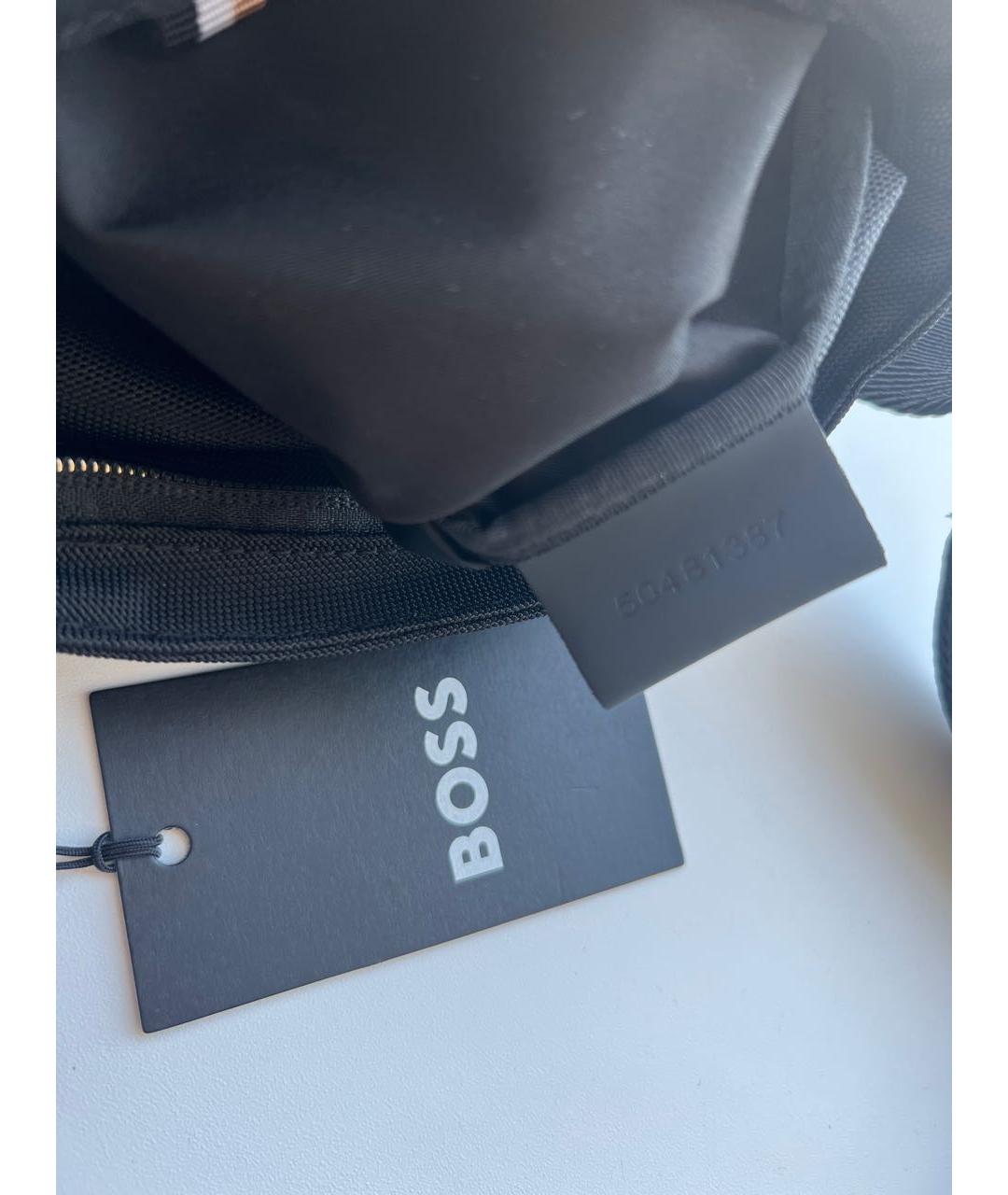 HUGO BOSS Черная сумка на плечо, фото 5