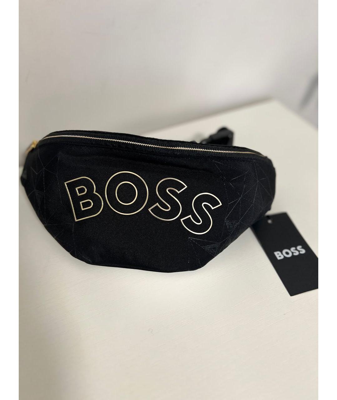 HUGO BOSS Черная поясная сумка, фото 8