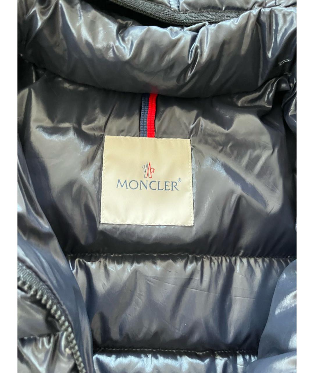 MONCLER Темно-синяя куртка, фото 4