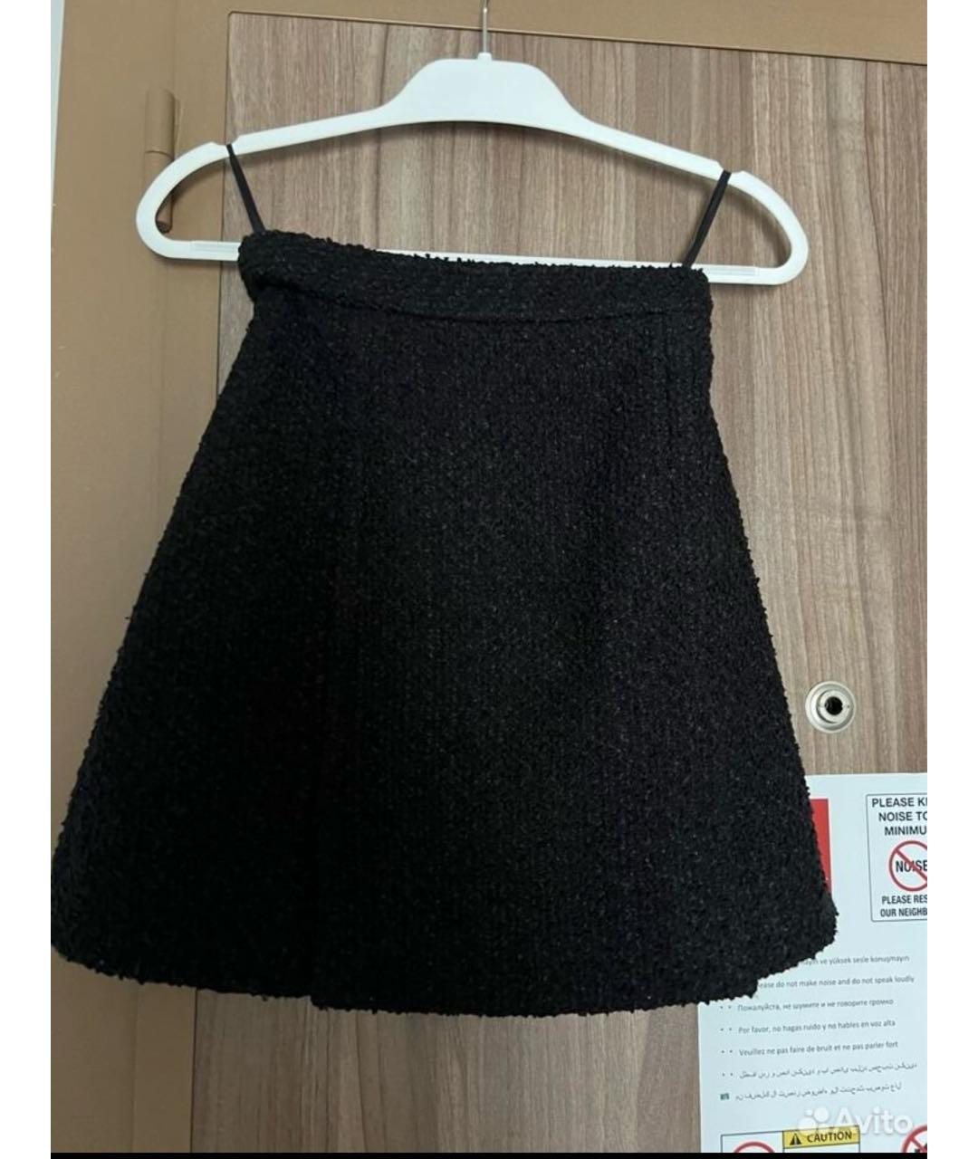 12 STOREEZ Черный твидовый костюм с юбками, фото 2