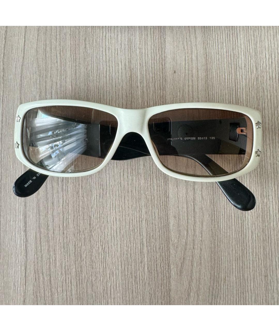 MARC BY MARC JACOBS Белые пластиковые солнцезащитные очки, фото 5