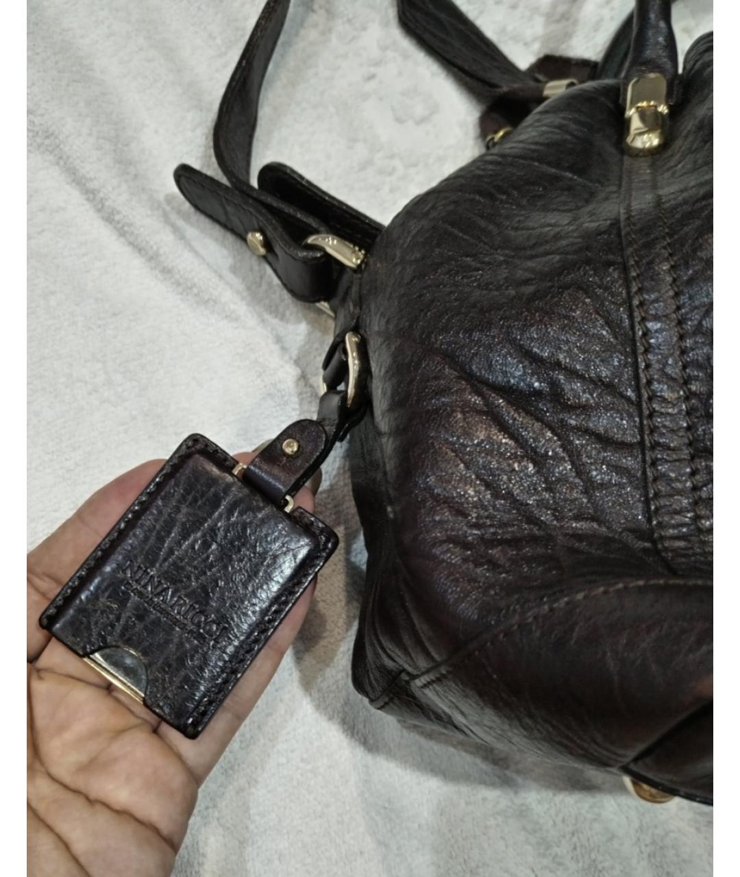 NINA RICCI PRE-OWNED Кожаная сумка с короткими ручками, фото 8