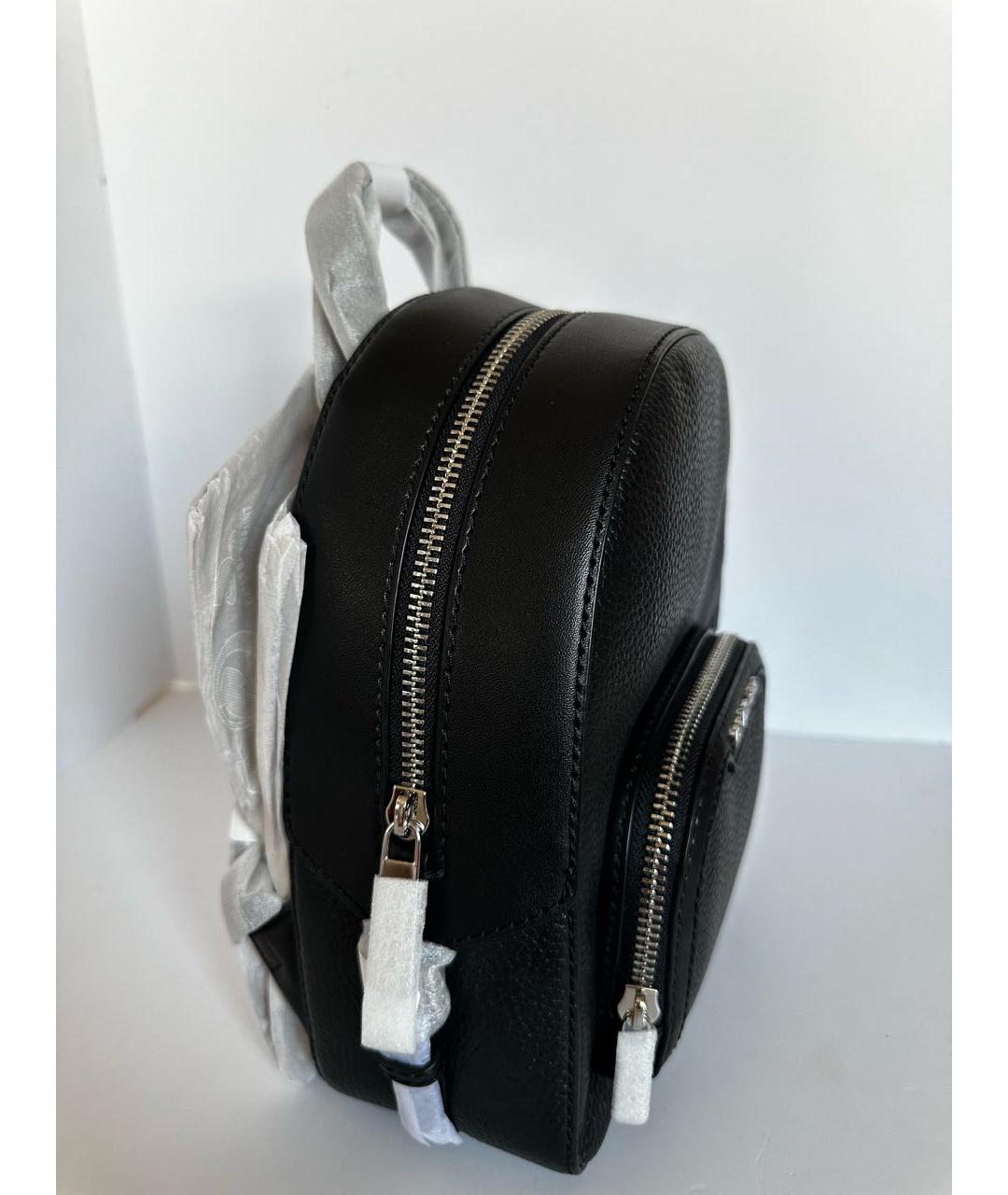 MICHAEL KORS Черный кожаный рюкзак, фото 2