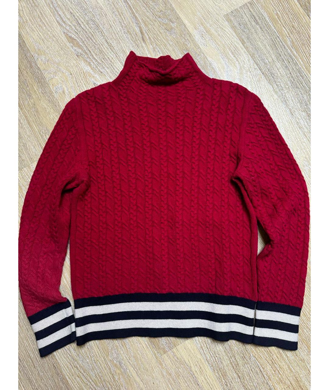 JUST CAVALLI Красный шерстяной джемпер / свитер, фото 8